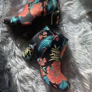 J. Reneé floral embroidered booties